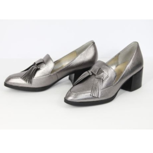 Marc Fisher Loafers Faux Leather Shoes Tassels NEW - Picture 4 of 6